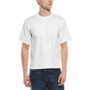 Thom Browne Mens  Oversized T-Shirt, White